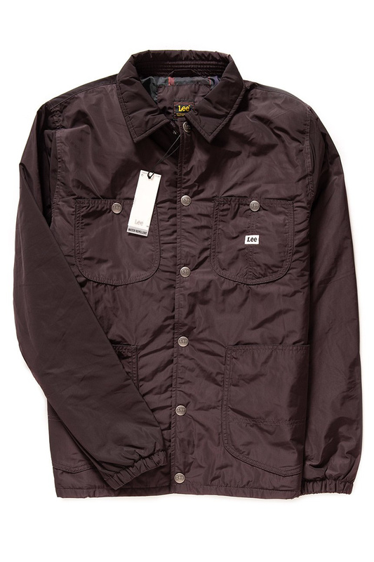 KURTKA LEE NYLON LOCO JACKET AUBERGINE L86XMAKA