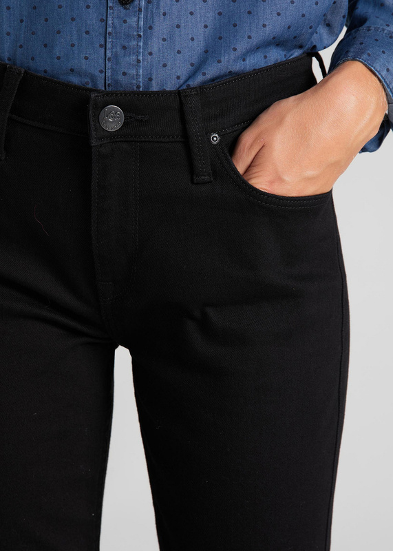 LEE ELLY BLACK RINSE DAMSKIE SPODNIE JEANSOWE L305PC47 112106134