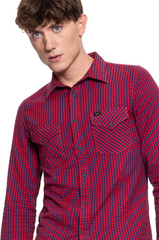 KOSZULA LEE WESTERN SHIRT BRIGHT RED L644NLEF 112115596