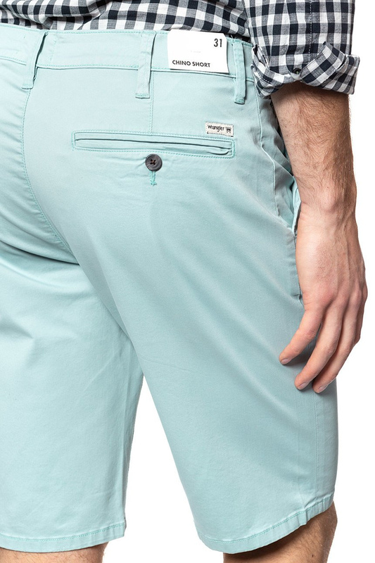 SPODENKI WRANGLER CHINO SHORT MIST BLUE W14AWA078 112126577