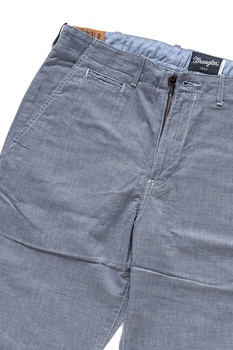 WRANGLER CHINO SHORTS INDIGO CHECK W14MPK89M