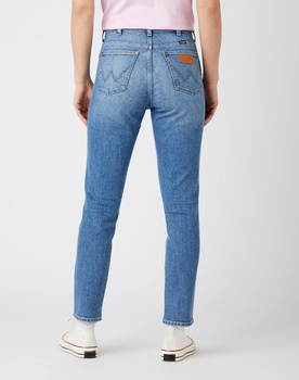 DAMSKIE SPODNIE JEANSOWE WRANGLER RETRO SKINNY SAVAGE BLUE W253KT53R 112141261
