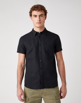 KOSZULA MĘSKA WRANGLER SS 1PKT SHIRT BLACK W5J7LO100 112130189