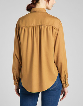LEE FLORAL BLOUSE DAMSKA KOSZULA DŁUGI RĘKAW TOBACCO BROWN L49UBPSZ 112140182
