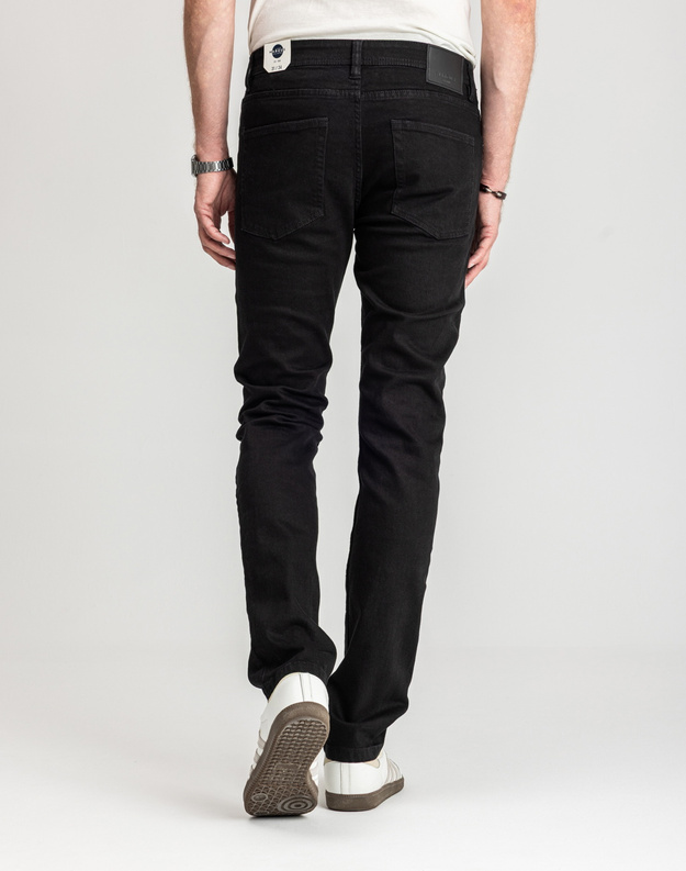 Męskie Spodnie Jeansowe Marcus Felix 2020 Jeans Black Wash 14-200186