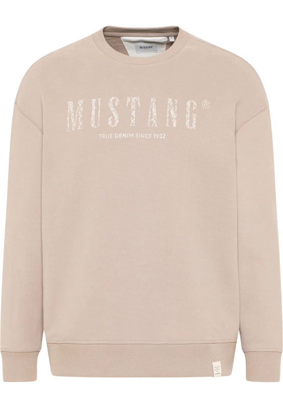 Męska Bluza Nierozpinana Mustang Style Ben Modern CN Moon Rock 1013505 3134