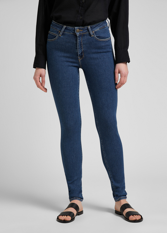 LEE DAMSKIE SPODNIE JEANSOWE LEE FOREVERFIT CLEAN RILEY L32SOVWD 112145053