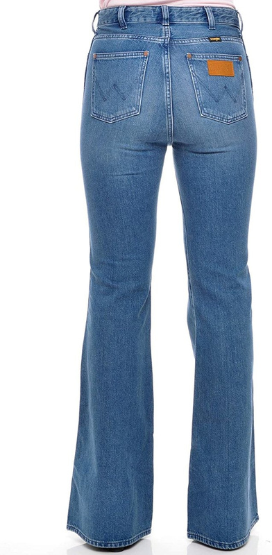 WRANGLER RETRO FLARE DAMSKIE SPODNIE JEANSOWE PINE FIELD W240FH21Y 112127915