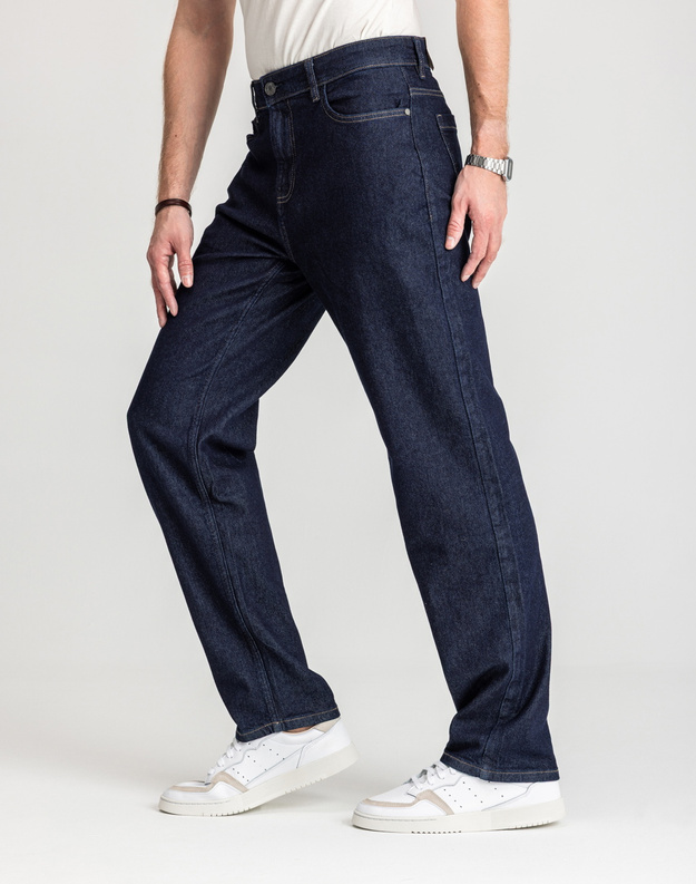 Męskie Spodnie Jeansowe Marcus Jason 2240 Jeans Rough Dry Blue 14-200318