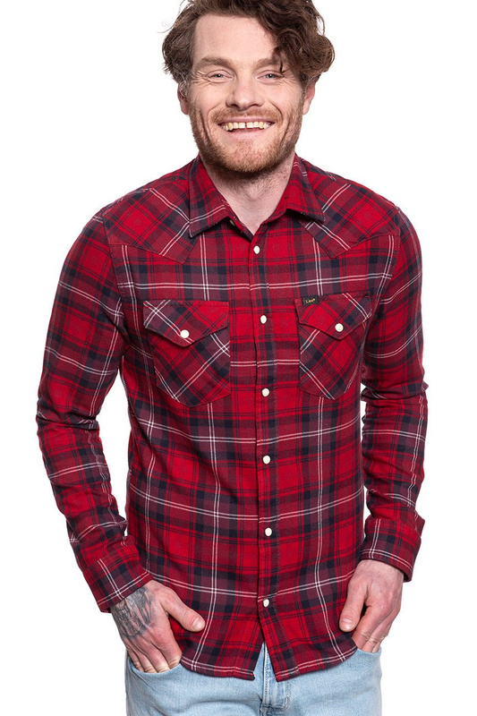 LEE LEE WESTERN SHIRT WARP RED L643OBKG 112115406