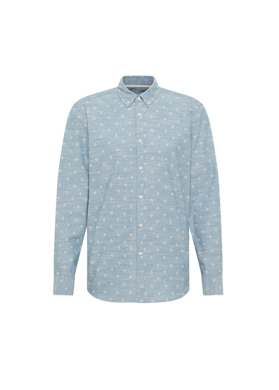 Męska Koszula Mustang Style Elmore Ikat Light Chambray 1016948 12766