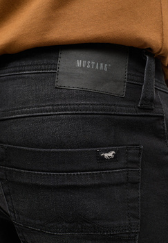 MĘSKIE SPODNIE JEANSOWE MUSTANG WAGHINGTON STRAIGHT DENIM BLACK 1014267 4000 883