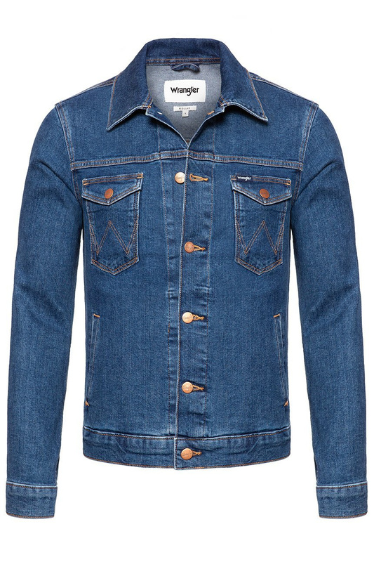 WRANGLER REGULAR JACKET DARKSTONE W44323090 SAMPLE 112128852