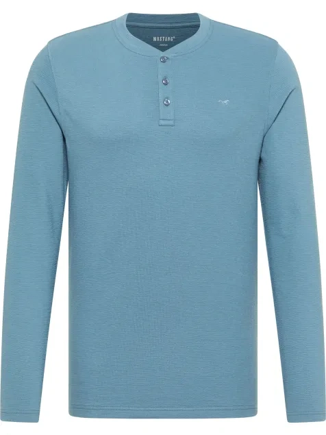 Męski Longsleeve Mustang Style Atchison Bluestone 1016877 5180