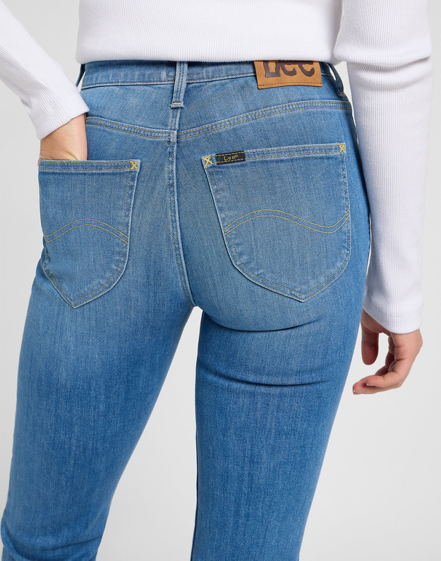 DAMSKIE SPODNIE LEE BREESE DEEP HUM 112370938