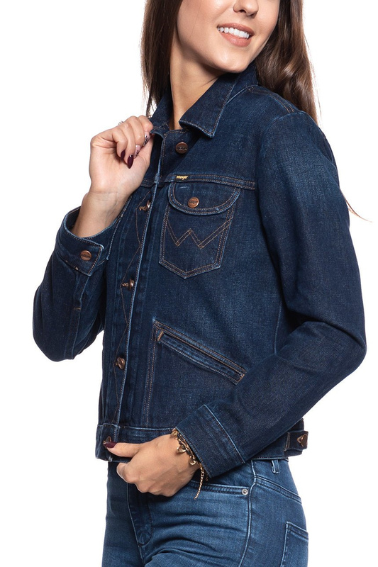 DAMSKA KURTKA JEANSOWA WRANGLER 124WJ GOOD NIGHT W4WJZ4109 112129226