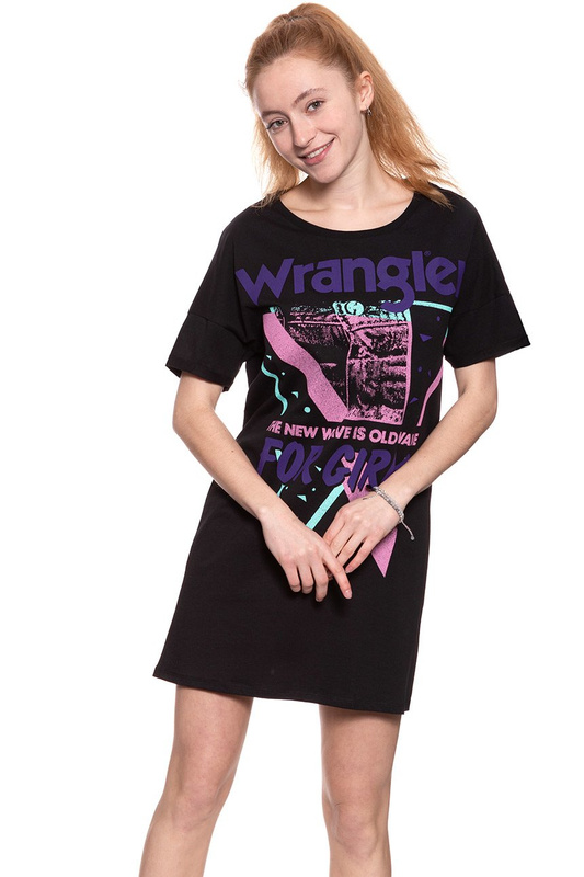 WRANGLER TEE DRESS BLACK W9064GF01 112132424