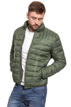WRANGLER PUFFER JACKET DUSTY OLIVE W4657X445 112128946