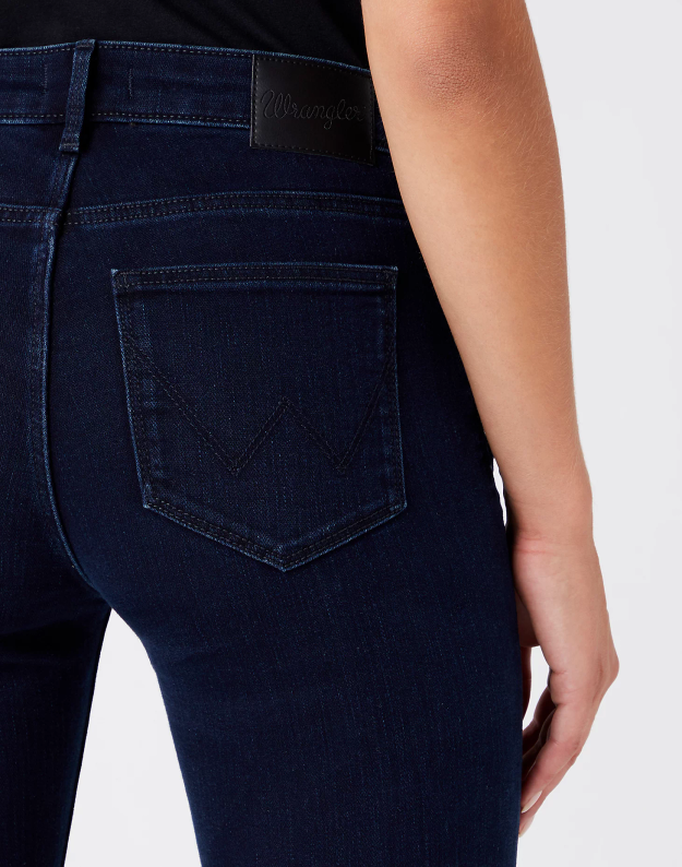 WRANGLER STRAIGHT DAMSKIE SPODNIE JEANSOWE 112141302