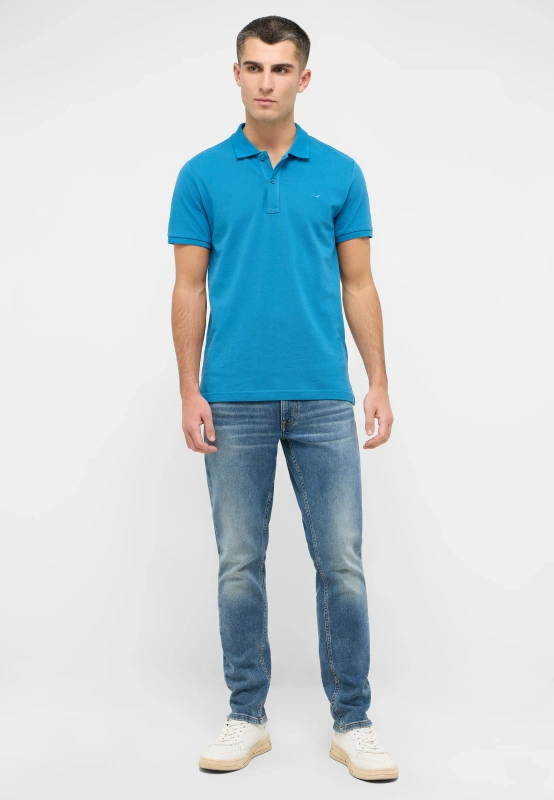 Męskie Spodnie jeansowe Mustang Style Oregon Slim Denim Blue 1016429 5000 683