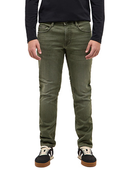 Męskie Spodnie jeansowe Mustang Style Oregon Slim K Ivy Green 1016807 6421