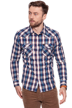 LEE WESTERN SHIRT BRIGHT NAVY L643ZACF