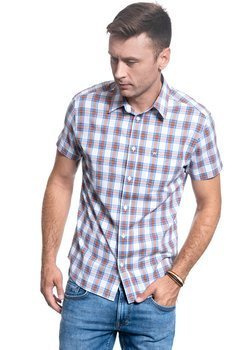KOSZULA MĘSKA WRANGLER SS 1PKT BDOWN SHIRT WHITE W5J11O989 112130158