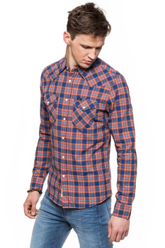 LEE WESTERN SHIRT NIGHT BLUE L643XADY