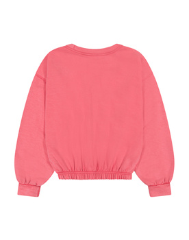 DAMSKA BLUZA LEE SLEEVE DETAIL SWEATSHIRT LYCHEE 112363495