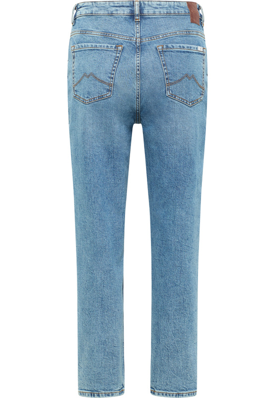 Damskie Spodnie jeansowe Mustang Style Charlotte Tapered Denim Blue 1016199 5000 582