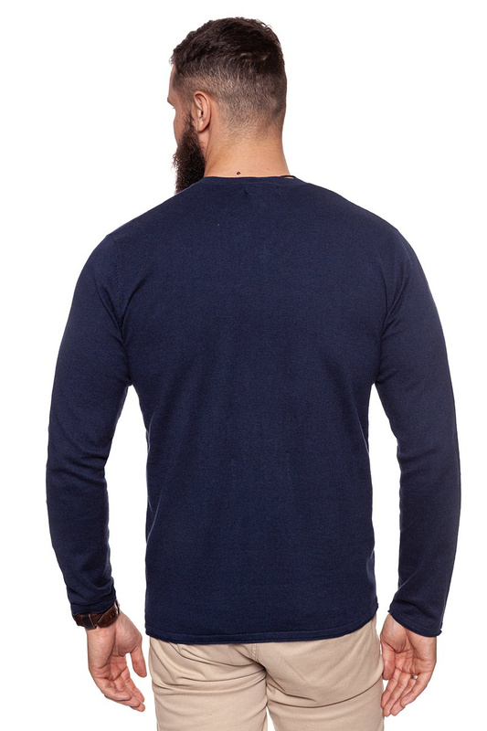 LEE V NECK KNIT MEDIEVAL BLUE L84OAH13