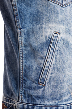 WRANGLER DENIM VEST BLUE TOMORROW W447GW13N 112128887