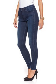 SPODNIE DAMSKIE LEE SCARLETT HIGH MIDNIGHT WORN L626KJMA