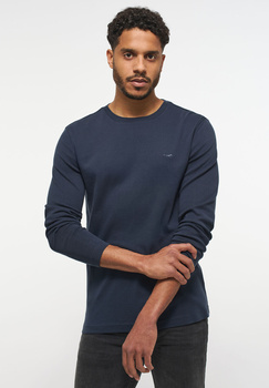 MUSTANG Style Anton B Basic MĘSKA KOSZULKA Z DŁUGIM RĘKAWEM Outer Space 1013533 5330