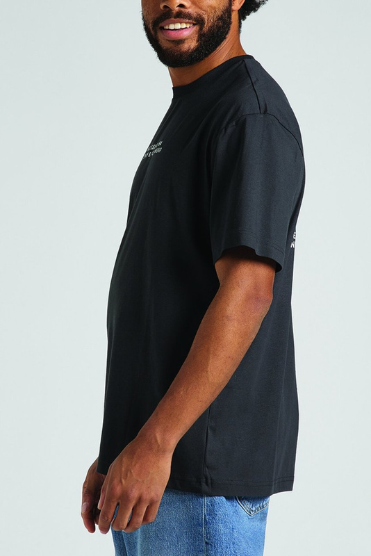 LEE LOGO LOOSE TEE MĘSKA KOSZULKA T-SHIRT WASHED BLACK L69NFQON 112144374