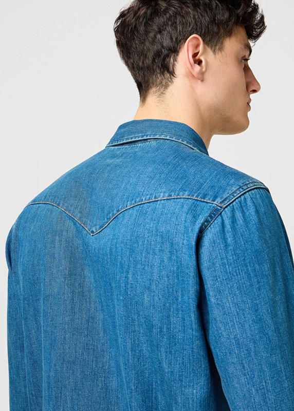 MESKA KOSZULA WRANGLER WESTERN SHIRT OLIVE BREEZE 112371572