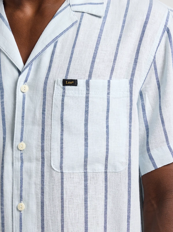 MESKA KOSZULA LEE 2 PKT CAMP SHIRT ORION BLUE 112364108