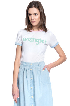WRANGLER RINGER TEE REAL WHITE W7N0EVXW1 112131957