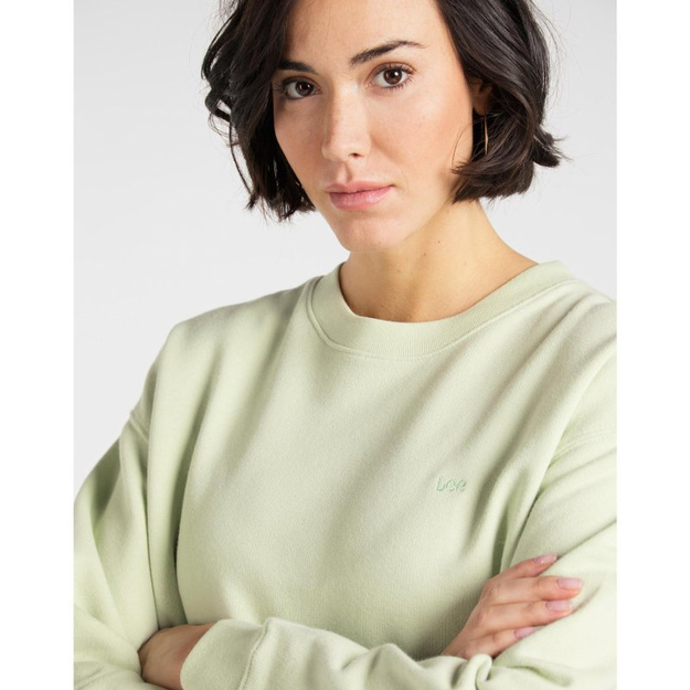 DAMSKA BLUZA LEE CREW SWEATSHIRT SUMMER GREEN L53LJSNK 112112404