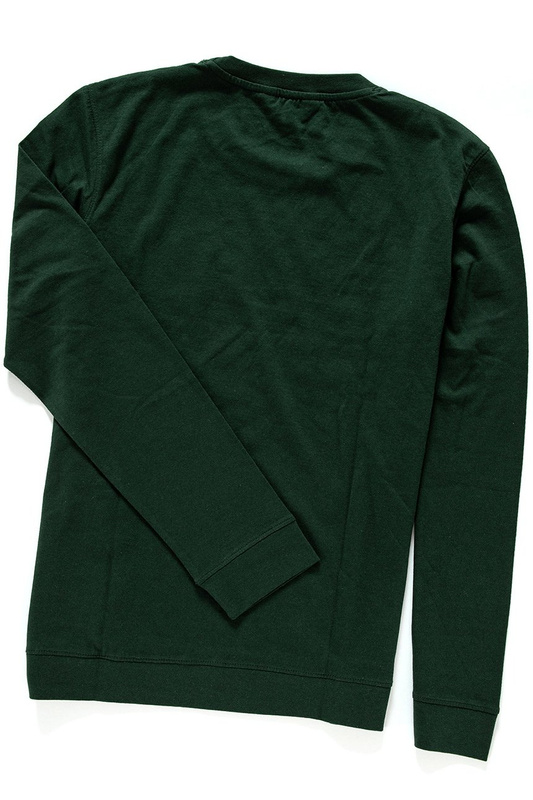 LEE DON´T LIE TEE LS DK BOTTLE GREEN L65VEQBB