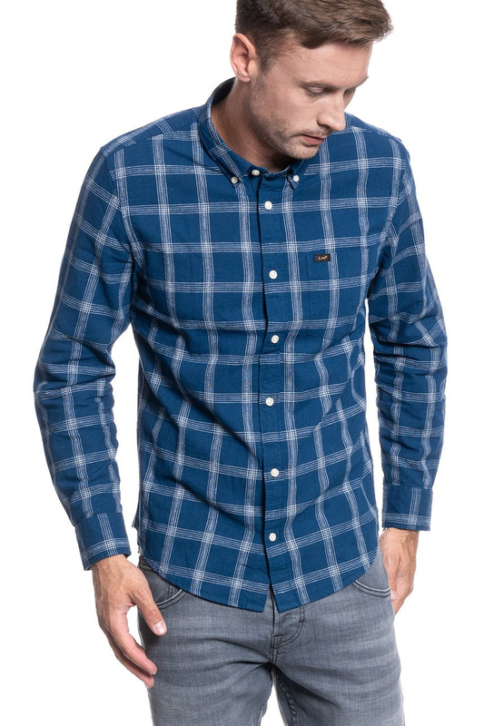 LEE BUTTON DOWN WASHED BLUE L880DALR 112123040