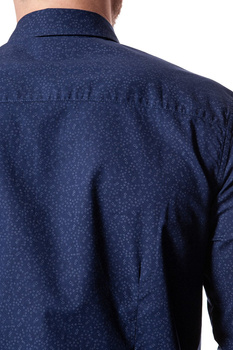KOSZULA WRANGLER L/S 1PKT BUTTONDOWN MEDIEVAL BLUE W58831P9I