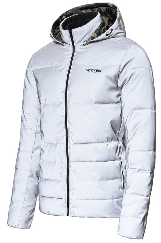 WRANGLER PUFFER JACKET REFLECTIVE GREY W4725X4VF 112129013