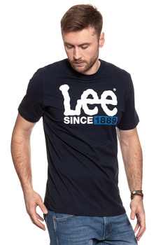 LEE T SHIRT 1889 LOGO TEE NIGHT SKY L63MAISJ 112115123