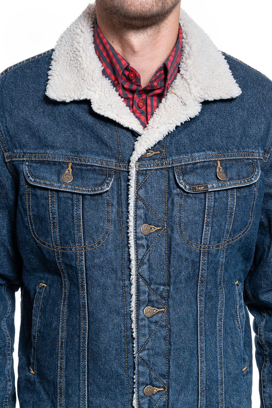 LEE SHERPA JACKET STONE CLAYTON L87ARDCD 112122872