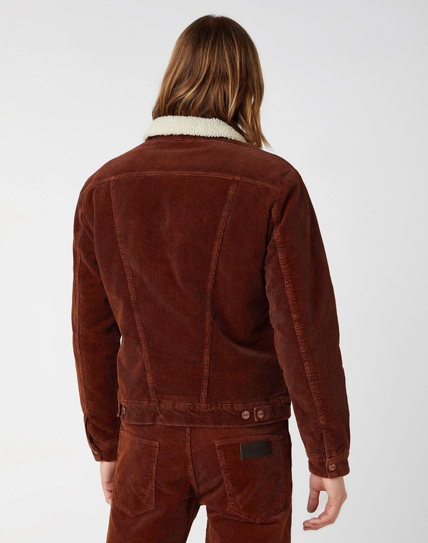 MĘSKA KURTKA PRZEJŚCIOWA WRANGLER 124MJ SHERPA GINGER W4MSUPA15 112141373
