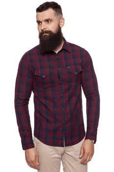 LEE WESTERN SHIRT TAWNY PORT L644CUDE