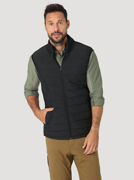WRANGLER ATHLETIC HYBRID MĘSKA KAMIZELKA BEZRĘKAWNIK VEST BLACK W4G7Y3101 112324320
