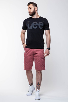 LEE T SHIRT SEASONAL LOGO TEE BLACK L60PAI01 $