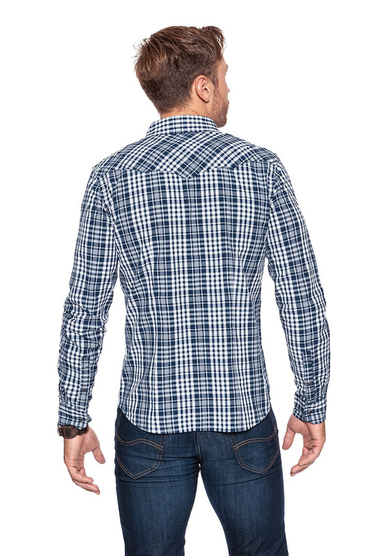 WRANGLER L/S HERITAGE WESTERN NEW INDIGO W57168RRQ
